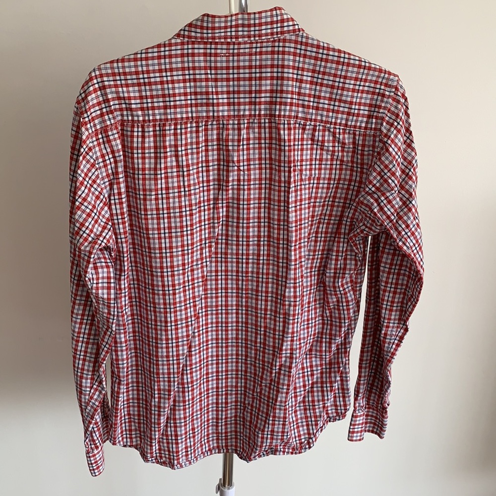 Checker plaid button down - Picture 3 of 3